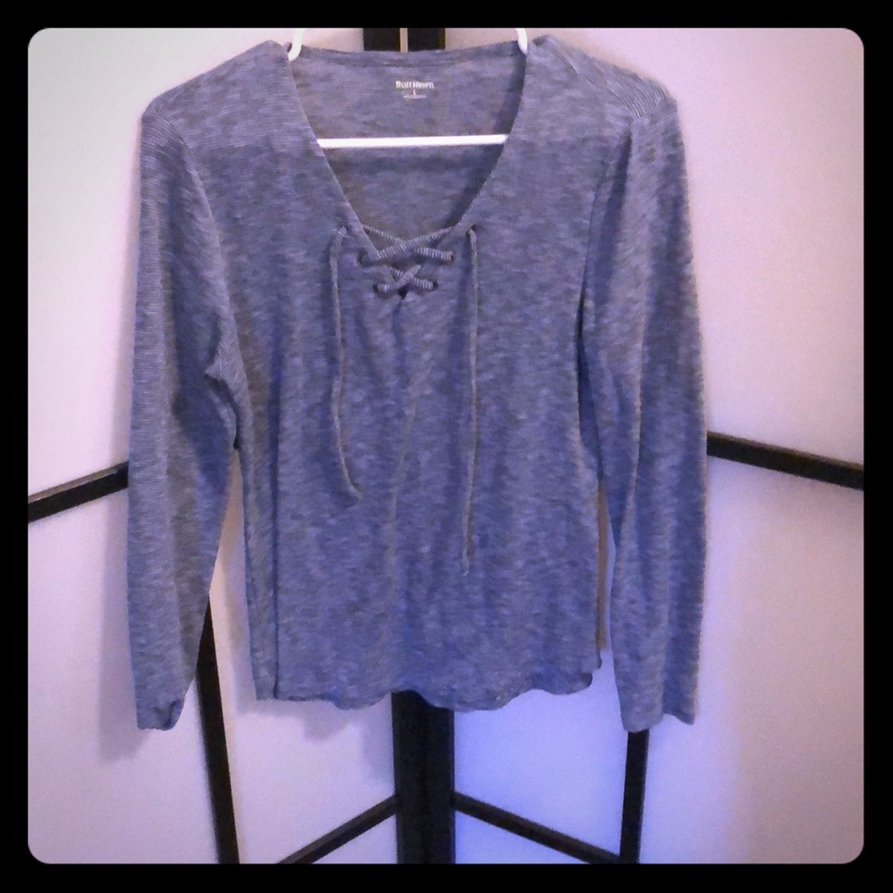 Ruff Hewn - lace up long sleeve